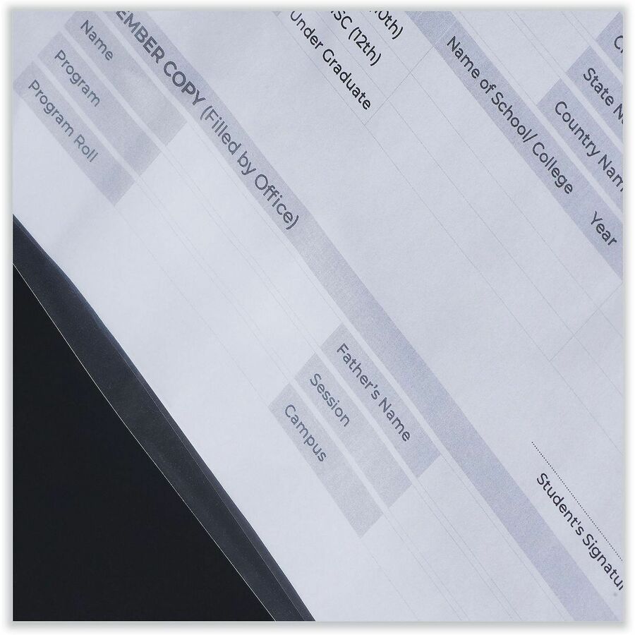 Universal Punched Ring Binder Sleeves - 2 x Sheet Capacity - For Letter 8 1/2" x 11" Sheet - 3 x Holes - Ring Binder - Top Loading - Clear - Polypropylene - 50/Pack - 1 Pack