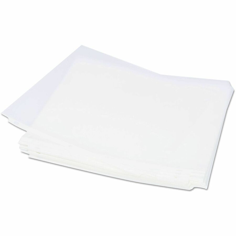 Universal Sheet Protector - 2 x Sheet Capacity - For Letter Sheet - 3 x Holes - Ring Binder - Clear - Polypropylene - 50 / Pack