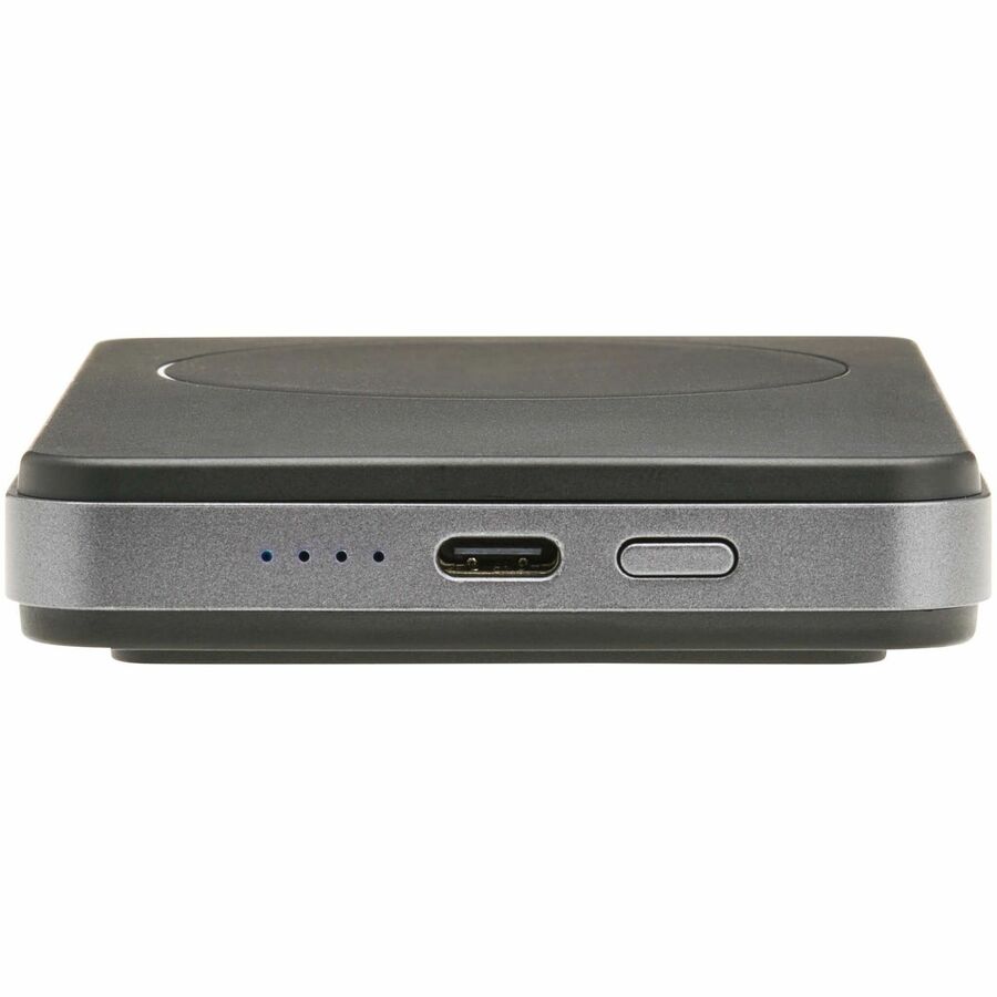 Eaton Tripp Lite Series Portable Wireless Magnetic Charging Power Bank for iPhone 16/15/14/13/12, USB-C Output, 18W, 4000mAh, Lithium-Ion, Black