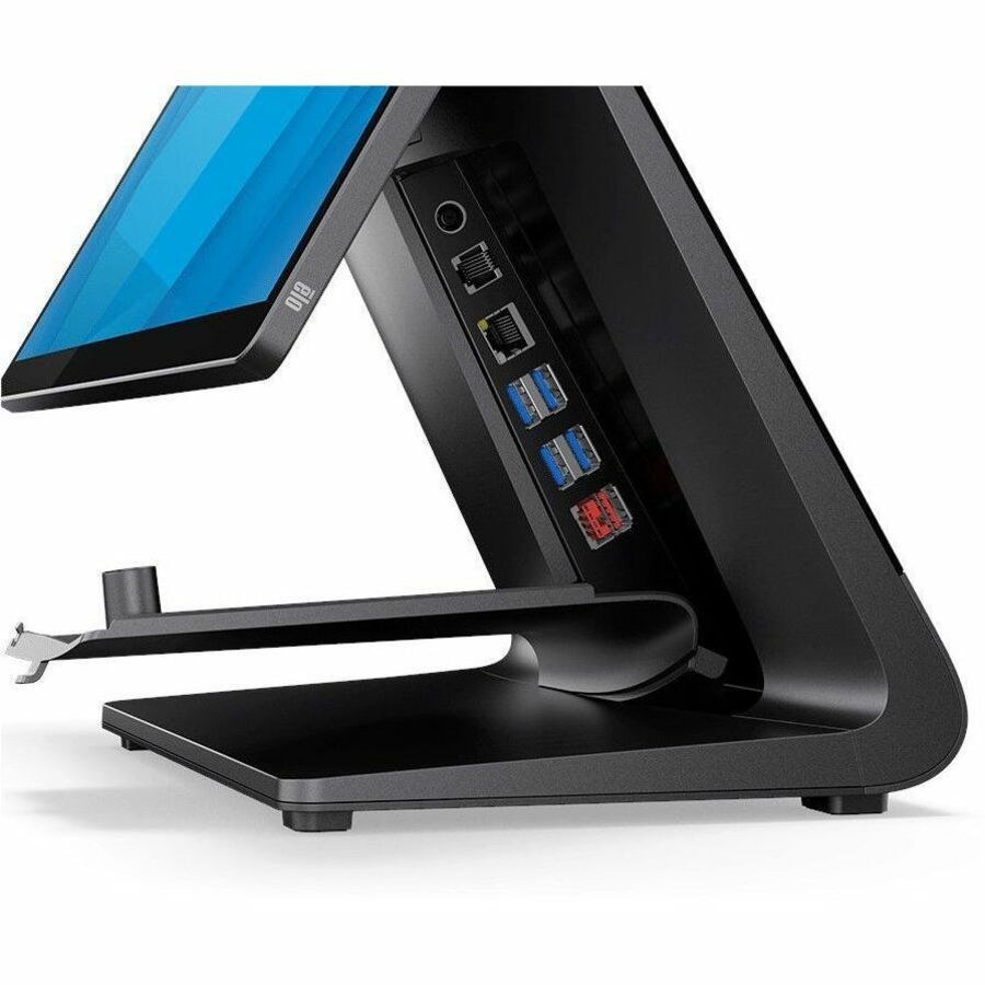 Elo all-in-one POS terminal with 8 GB RAM, single SSD, and customer-facing display configuration — alternate view 5