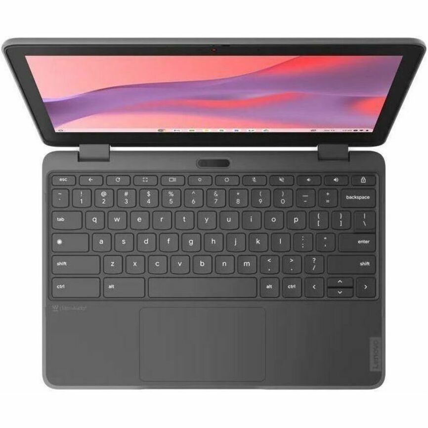 Lenovo 300e Yoga Chromebook Gen 4 82W2000AUS 11.6" Touchscreen Convertible 2 in 1 Chromebook - HD - 60 Hz - Octa-core (ARM Cortex A76 + Cortex A55) - 4 GB - 32 GB Flash Memory - English Keyboard - Graphite Gray
