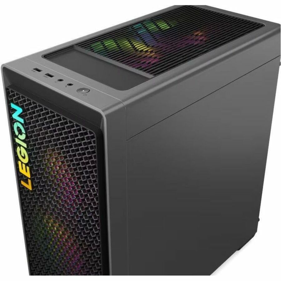 Lenovo Legion T5 26IRB8 90UT001QUS Gaming Desktop Computer - Intel Core i7 14th Gen i7-14700F - 16 GB - 1 TB SSD - Tower - Storm Gray