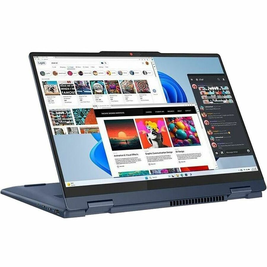 Lenovo IdeaPad 5 14IRU9 83DT000MUS 14" Touchscreen Convertible 2 in 1 Notebook - WUXGA - 60 Hz - Intel Core 5 120U - 8 GB - 256 GB SSD - English (US) Keyboard - Cosmic Blue