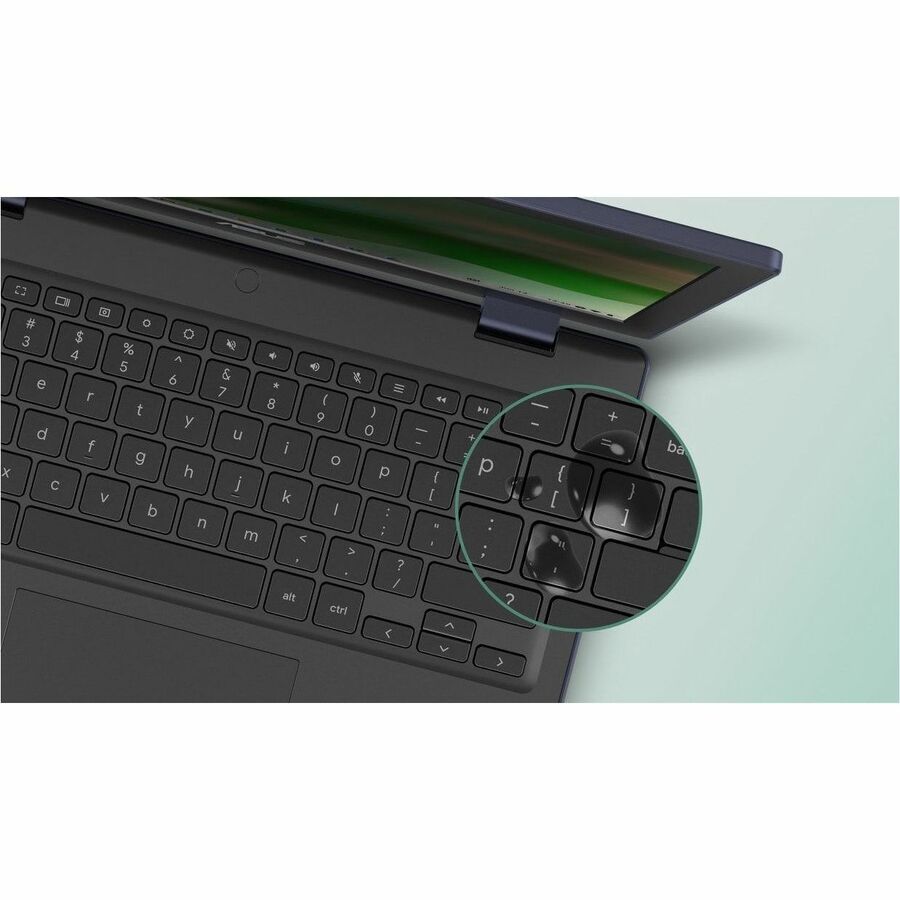Grey ASUS Chromebook with 12.2-inch WUXGA touchscreen display — alternate view 5