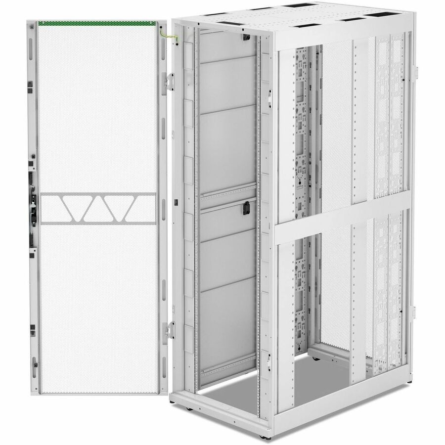 APC NetShelter SX Server Rack Gen 2, 45U, 2124H x 750W x 1200D mm, with Sides, Black [TAA]