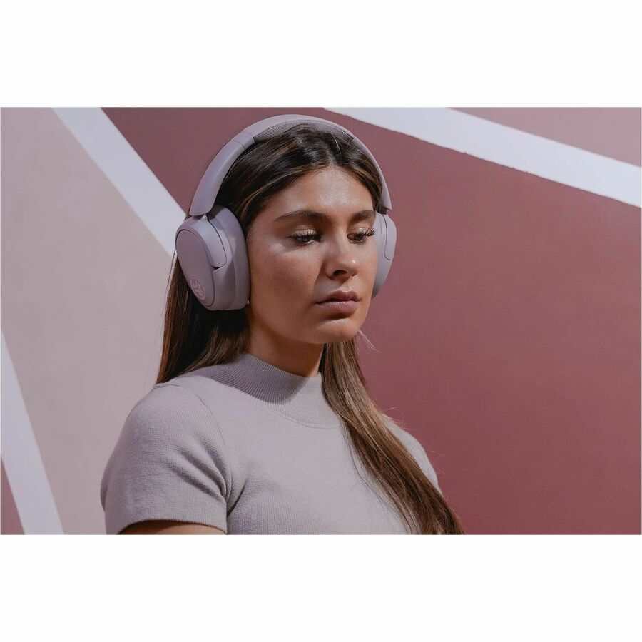 JLab Audio JBuds Lux ANC wireless over-ear headphones in rose finish — alternate view 5