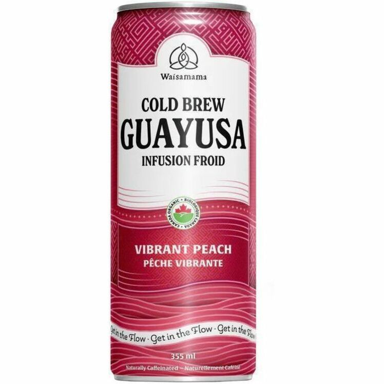 Waisamama Cold Brew Tea- Vibrant Peach -12x355ml Cans Can