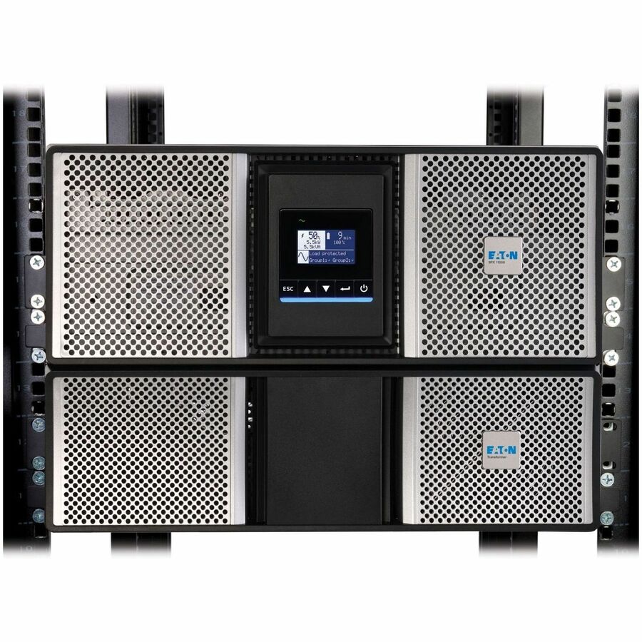 Eaton 9PX G2 11000VA 11000W 208/120V Online Double-Conversion UPS - Hardwired Input, 8x 5-20R, 4x L6-30R, 2x L14-30R or Hardwired Output, Cybersecure Network Card, Extended Run, 7U Rack/Tower