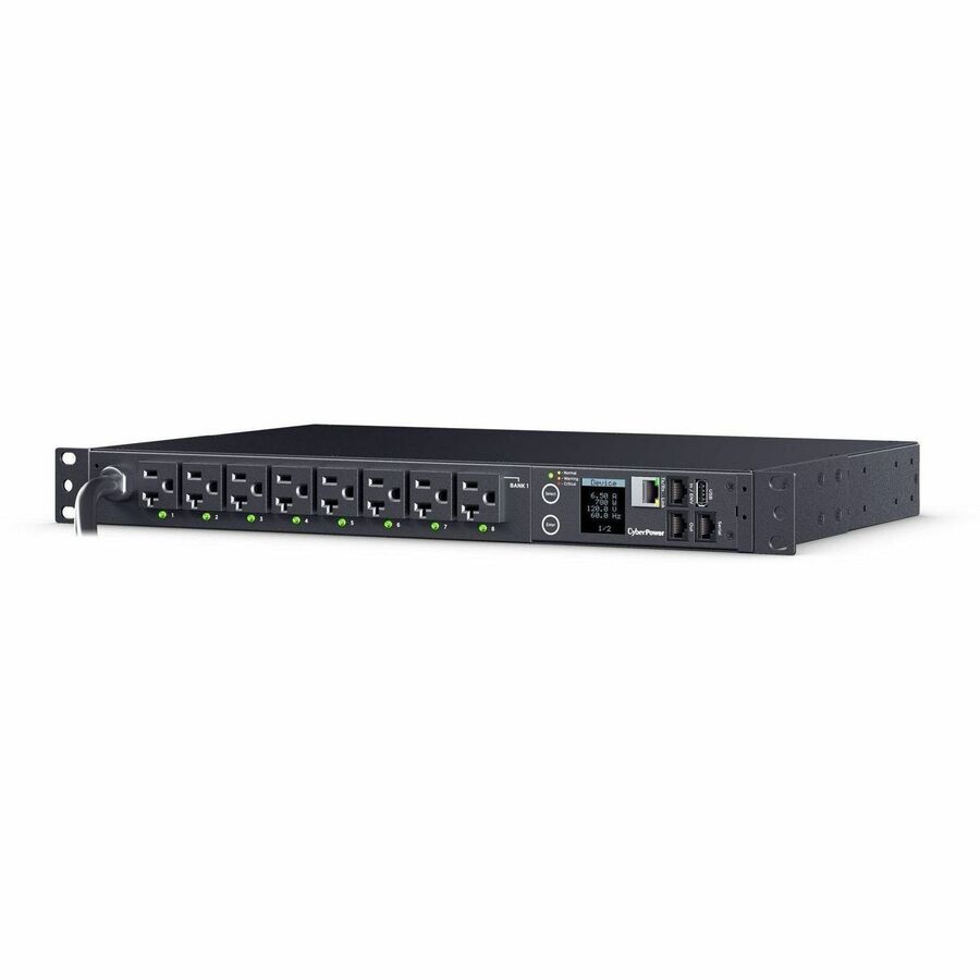 CyberPower PDU41023 Single Phase 100 - 120 VAC 30A Switched PDU