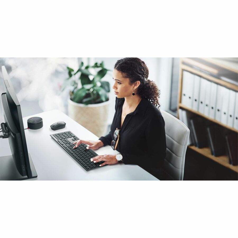 Lenovo Professional Wireless Rechargeable Combo Keyboard and Mouse-French Canadian 058
