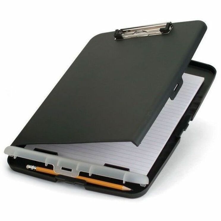Officemate Slim Black Clipboard Storage Box