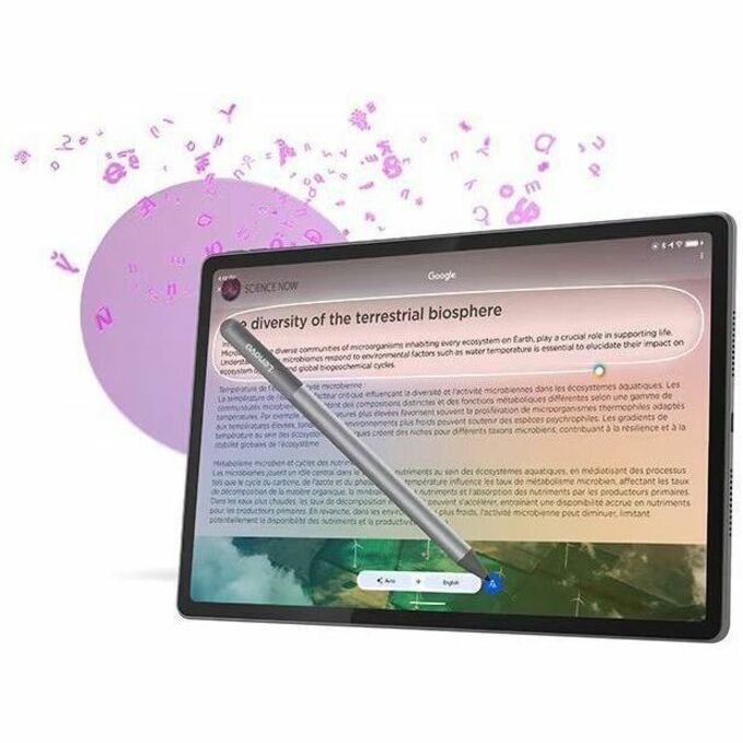 Lenovo - Tablette Idea Tab Plus TB361FU - 12,1 po 2.5K - MediaTek Dimensity 6400 (6 nm) Octa-core (8 c&oelig;urs) - 8 Go - 128 Go Stockage - Android 15 - Gris luna