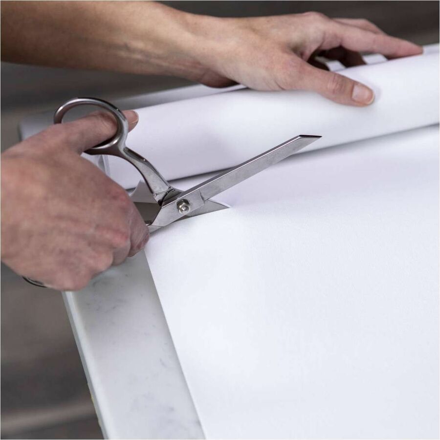 Duck Solid Grip Shelf Liner with Clorox - White, 20 in. x 6 ft.