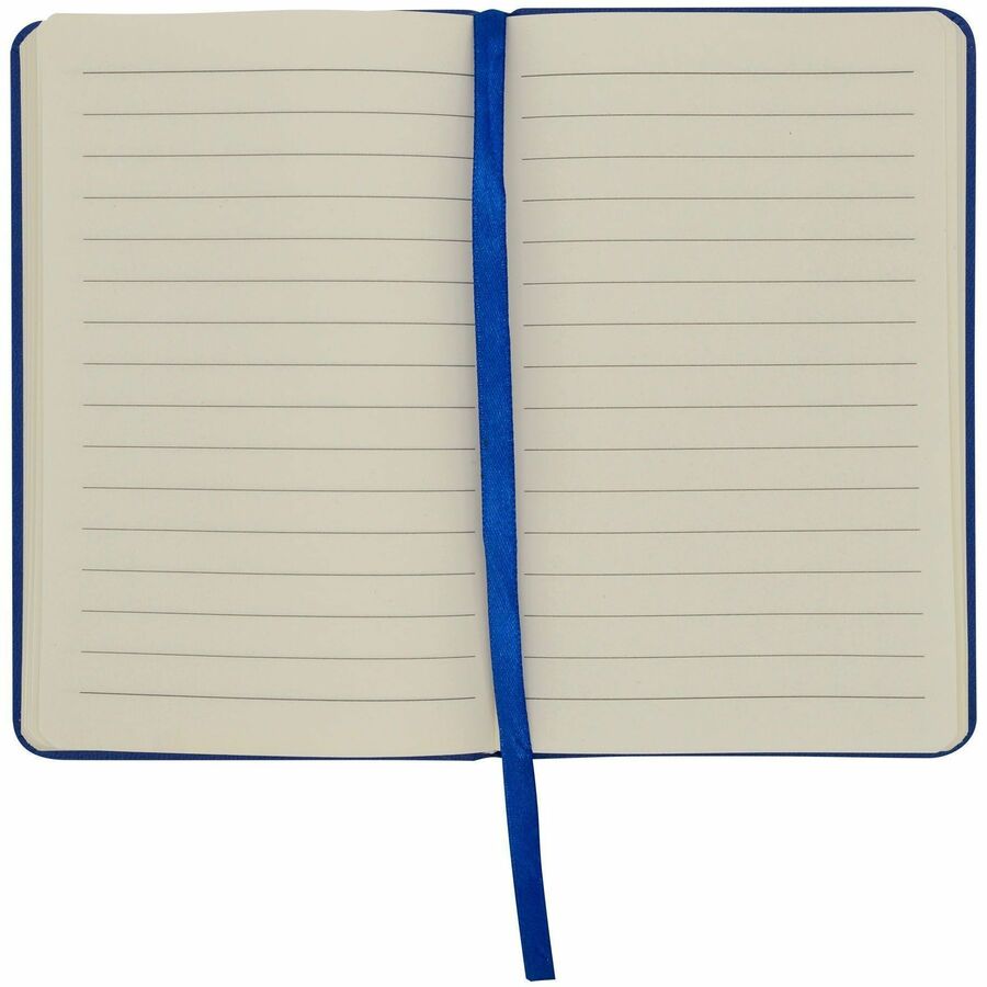 Merangue 3 1/2 " x 5 3/4" PU Notebook with Bungee Strap