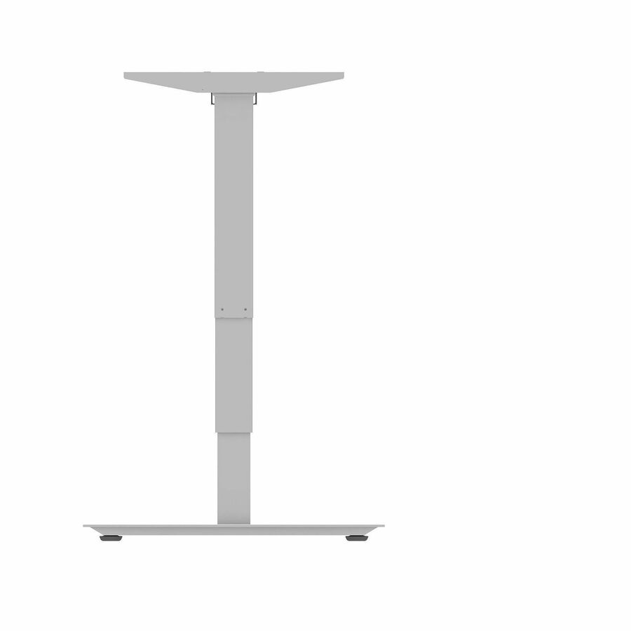 Lorell Sit-to-Stand Two-Tier Base - Silver Base - 2 Legs - 2 Tier(s) - 275 lb Capacity - Height Adjustable - 3-Stage - 45.10" Height - Workstation - Assembly Required - Steel Base Material - Steel Frame Material - 1 Each