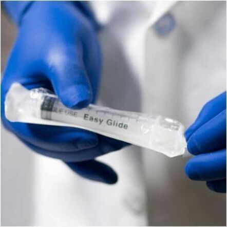 Picture of Gloveworks Blue HD Latex Powder-Free Exam Gloves