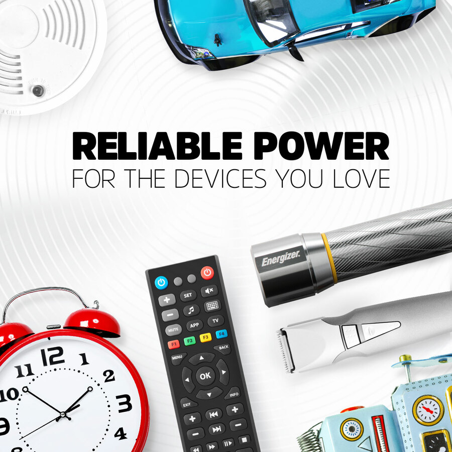 Energizer MAX Alkaline D Batteries, 2 Pack - For Toy, Radio, Flashlight - D - 1.5 V DC - 2 / Pack = EVEE95BP2
