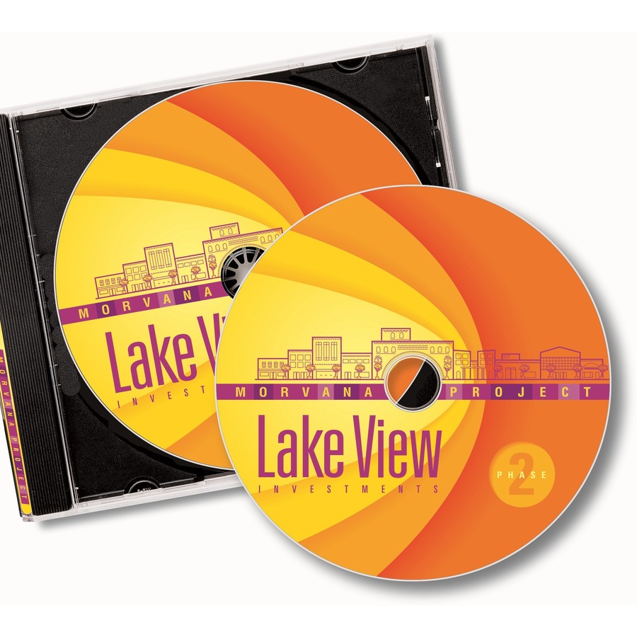 Avery® Optical Disc Label - Inkjet - 40 / Pack