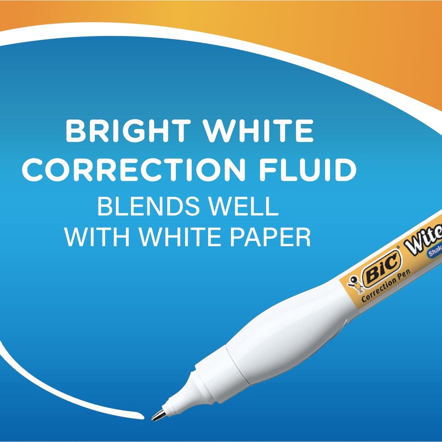 Wite-Out Shake 'n Squeeze Correction Pen - Pen Applicator - 8 mL - White -  Fast-drying - 1 Each - Filo CleanTech