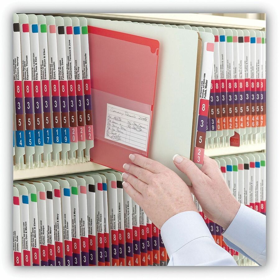 Smead Smartstrip Labeling System ColorBar Refill Labels - 7 1/2" Width x 1 1/2" Length - Inkjet