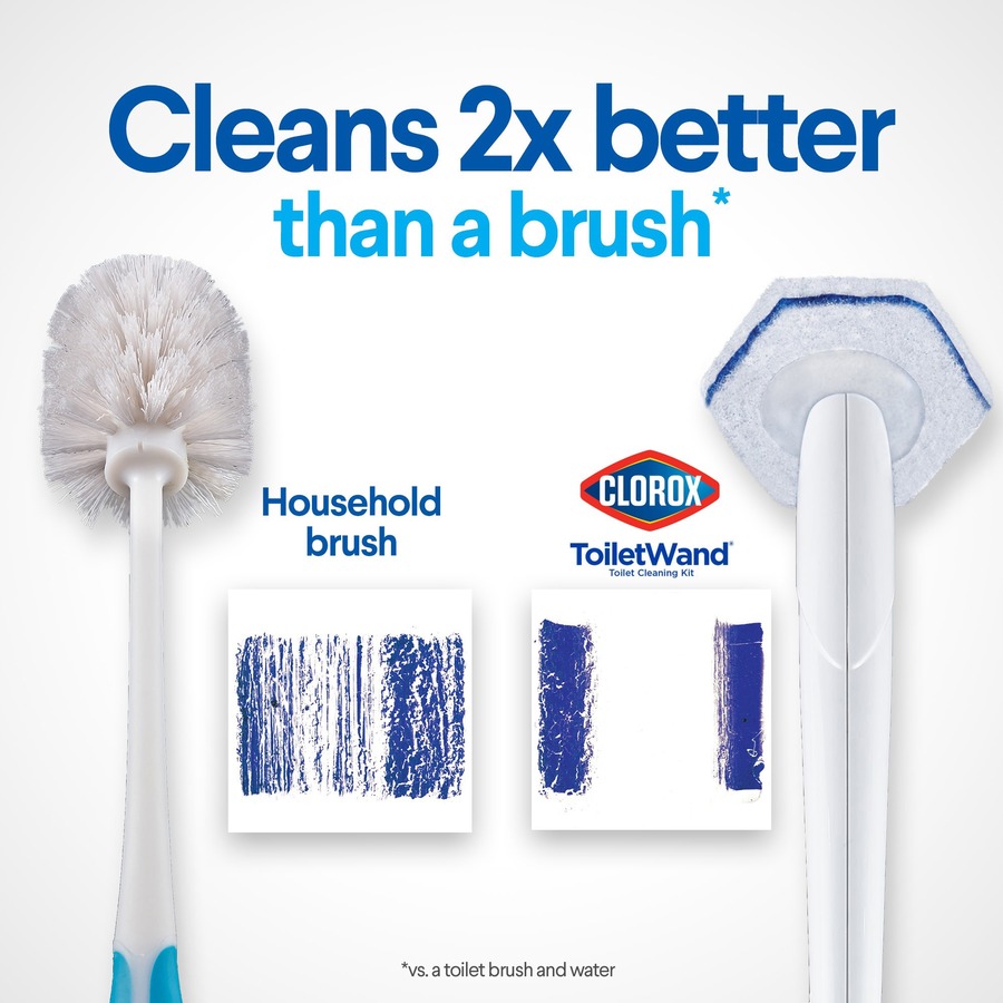 Clorox ToiletWand Disposable Toilet Cleaning System 1 Kit (Includes