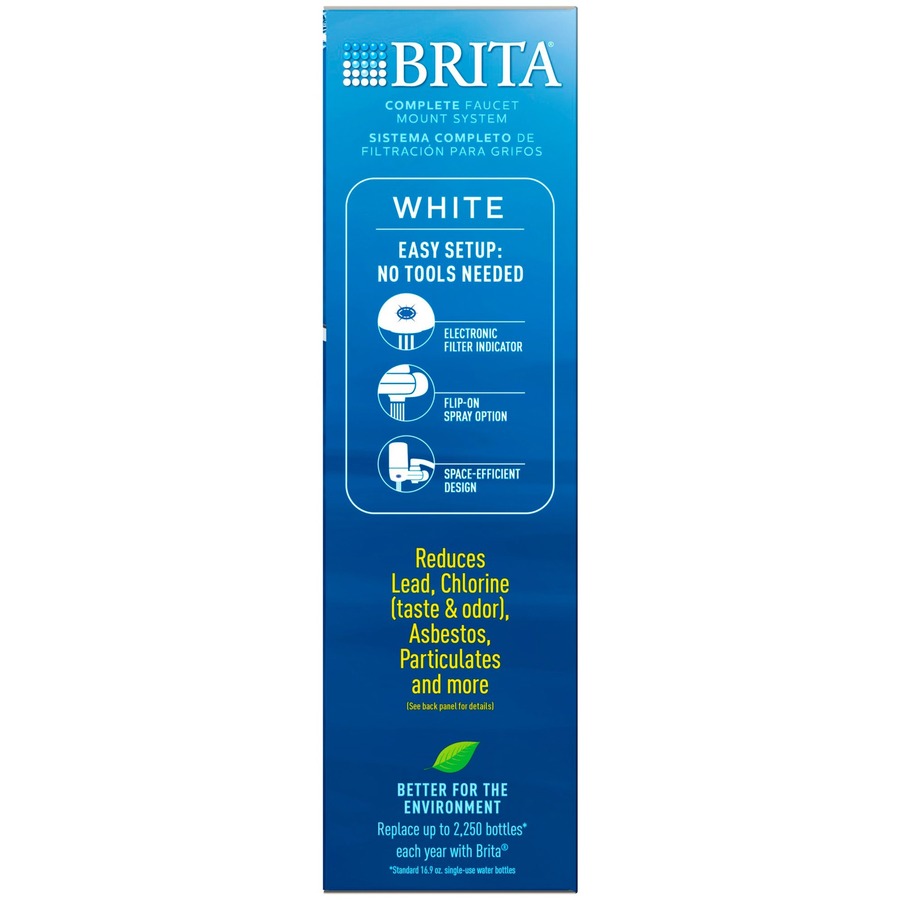 Clorox Brita On Tap Faucet Water Filter System, White, COX42201