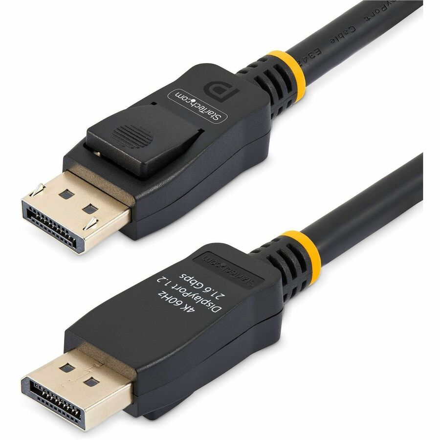 StarTech 6ft (2m) DisplayPort 1.2 Cable, 4K x 2K UHD VESA Certified DisplayPort Cable, DP Cable/Cord for Monitor, w/ Latches