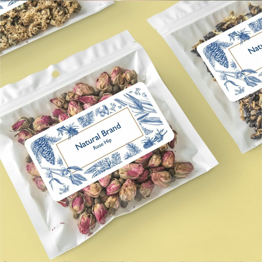 Avery White Rectangle Labels with Sure Feed™Technology TrueBlock&reg;, 2" x 4" , Permanent Adhesive, for Laser and Inkjet Printers