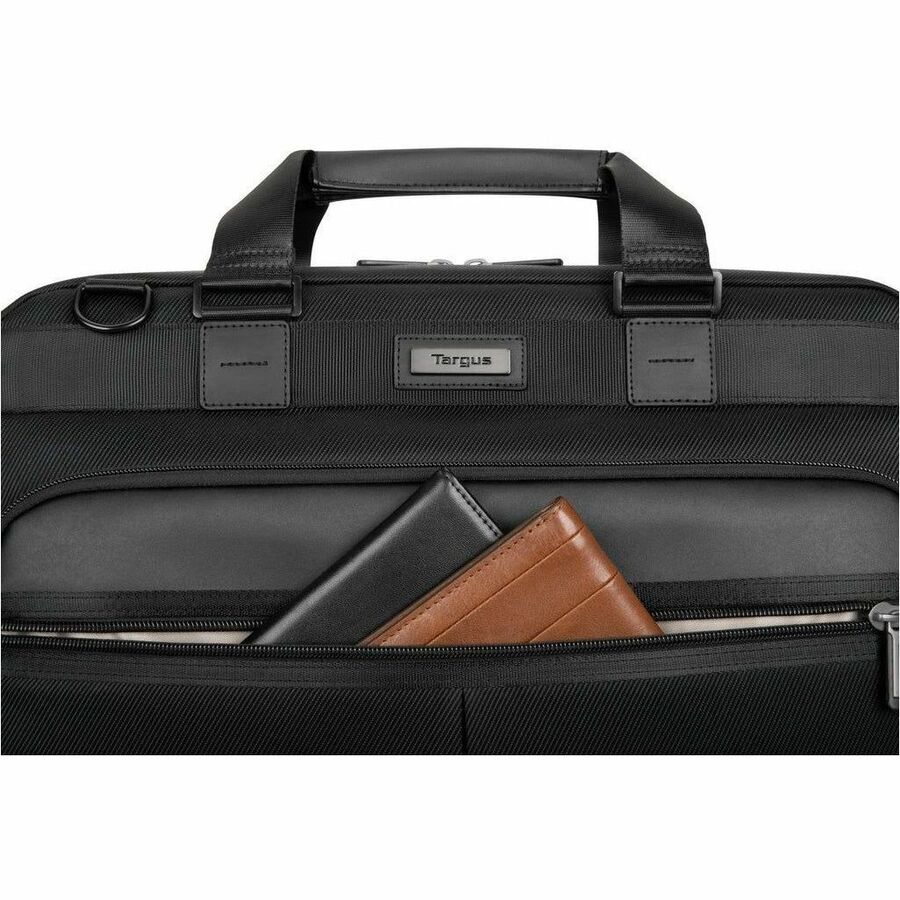 Targus Mobile Elite TBT045US Carrying Case (Briefcase) for 15" to 16" Notebook - Black - TAA Compliant