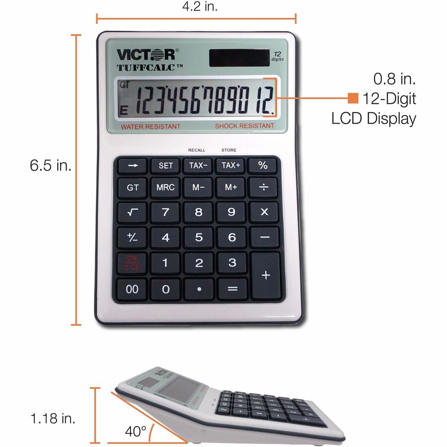 Calculatrice de bureau TuffCalc&trade; - Victor