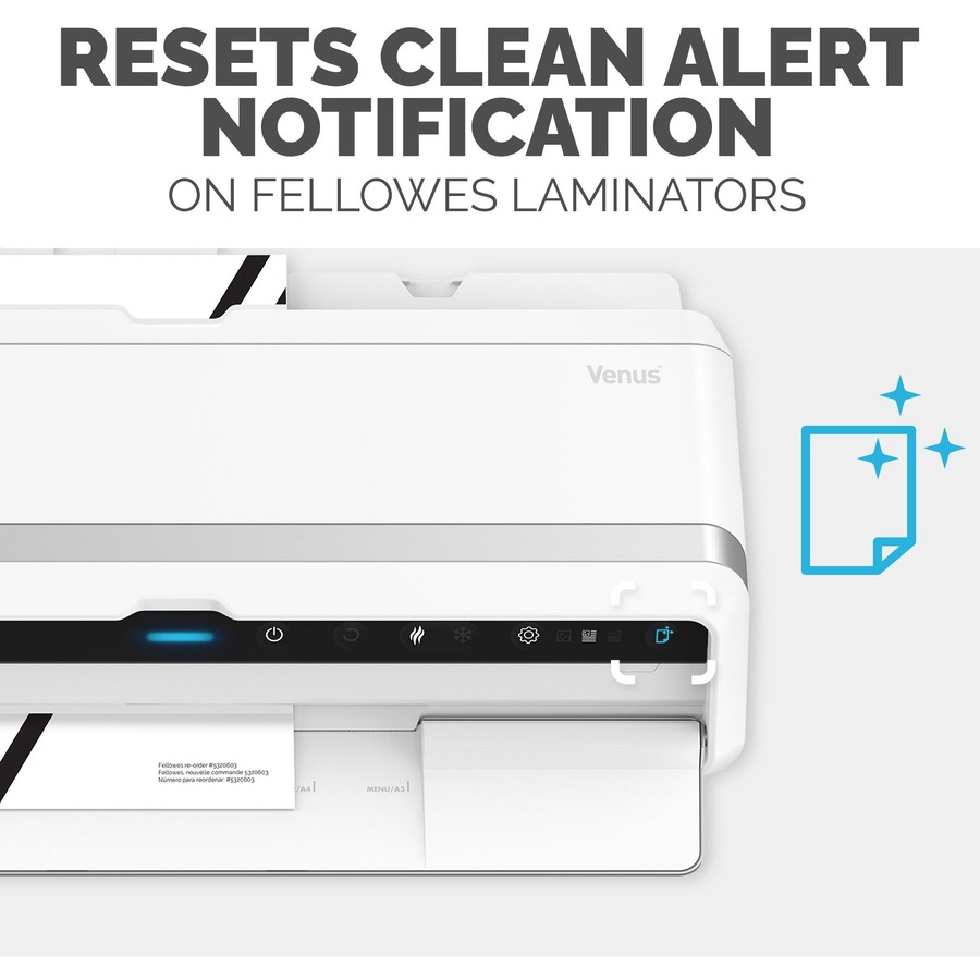 Fellowes Laminator Cleaning Sheets 10pk - 10 / Pack - White