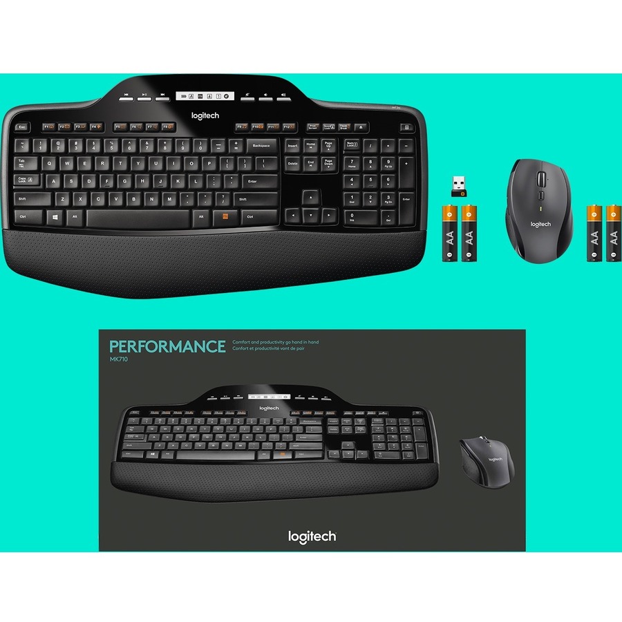 LOG920002416 - Logitech MK710 Wireless Keyboard and Mouse