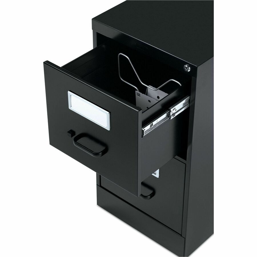 2600 Series 2 Drawer Vertical File, Letter, Black