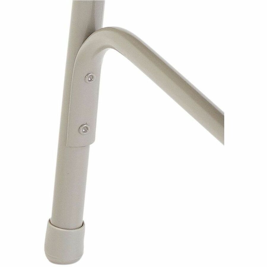 National Public Seating 2200 Series Folding Chair - Graystone Seat Color - Fabric, High Density Foam (HDF) Seat Material - Gray Stone Back Color - High Density Foam (HDF) Back Material - Gray Frame Color - Tubular Steel, Metal Frame Material - Gray Stone 