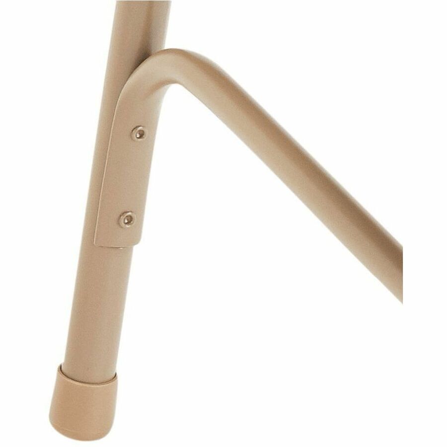 National Public Seating 2300 Series Folding Chair - Café Beige Seat Color - High Density Foam (HDF), Fabric Seat Material - Café Beige Back Color - High Density Foam (HDF) Back Material - Beige Frame Color - Tubular Steel Frame Material - Ca
