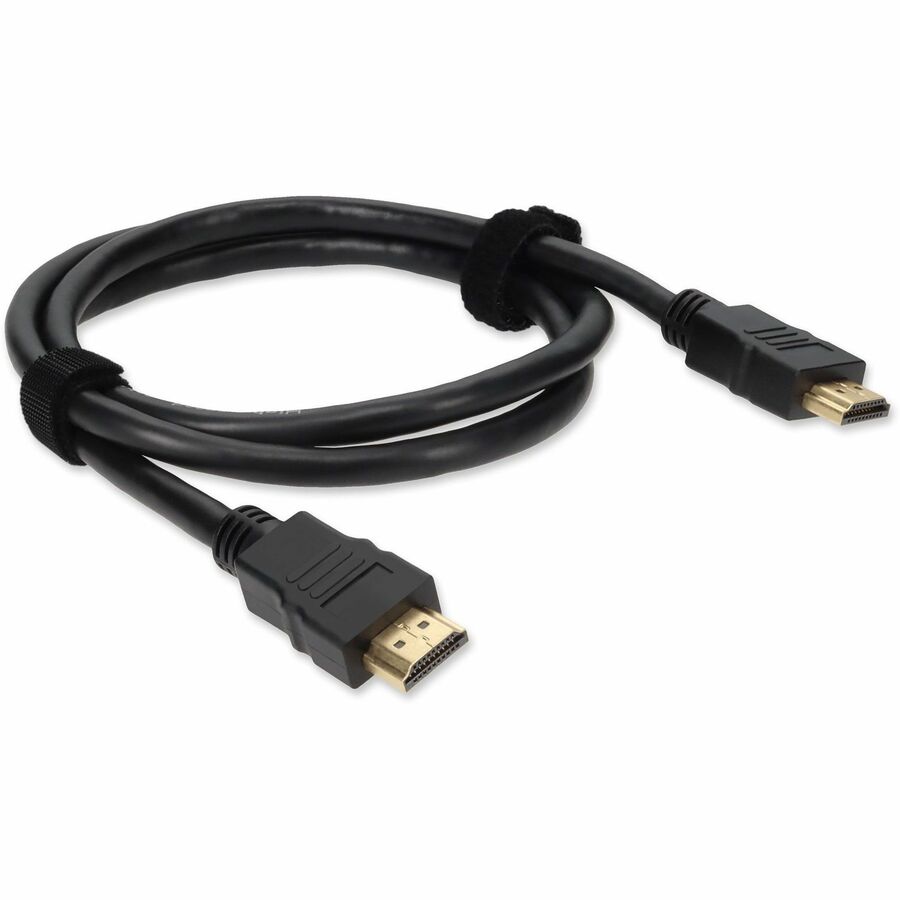 6ft HDMI 1.4 Male to HDMI 1.4 Male Black Cable Which Supports Ethernet For Resolution Up to 4096x2160 (DCI 4K)