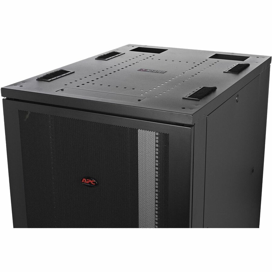 APC NetShelter SV, Server Rack Enclosure, 42U, Black, 2057H x 800W x 1060D mm, with Roof, Castors, Feet, 4 Brackets, Bottom and Side Panels