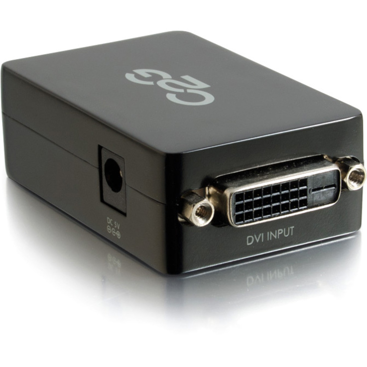 C2G Pro DVI-D to VGA Adapter Converter - 1 x DVI-D (Dual-Link) Female Digital Video - 1 x HD-15 Female VGA - Black