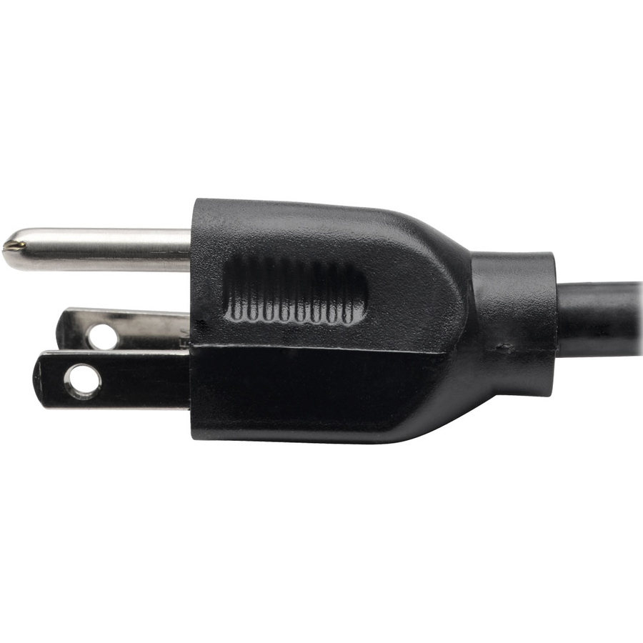 Eaton Tripp Lite Series Extension Cord Y Splitter, NEMA 5-15P to 2x NEMA 5-15R - 13A, 120V, 16 AWG, 18-in. (45.72 cm), Black