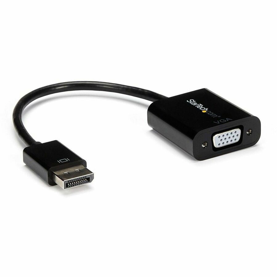 StarTech DisplayPort to VGA Adapter, Active DP to VGA Converter, 1080p Video, DP to VGA Adapter Dongle (Digital to Analog), DP 1.2