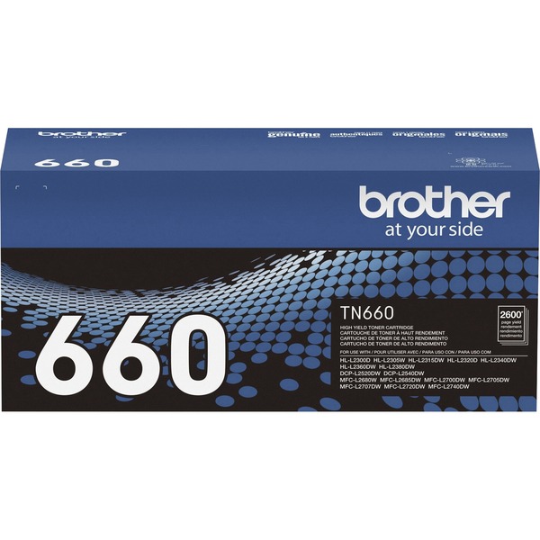 BROTHER TN660 High Yield Black Toner Cartridge