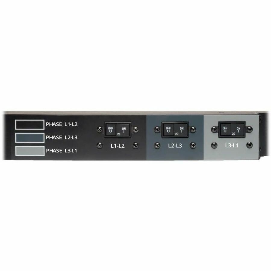 Tripp Lite by Eaton PDU 3-Phase Local Metered PDU 8.6 kW 45 208V outlets (36 C13 9 C19) 6 ft. (1.83 m) NEMA L21-30P Input connection TAA Compliant