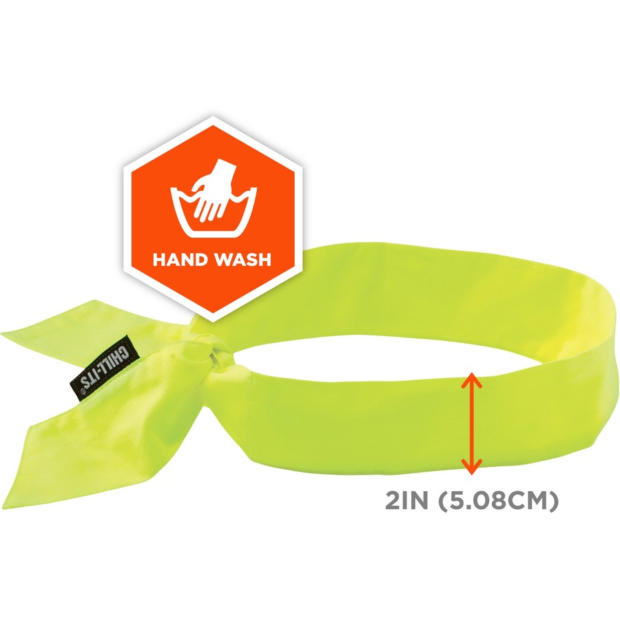 Ergodyne Evaporating Cooling Bandana - Lime