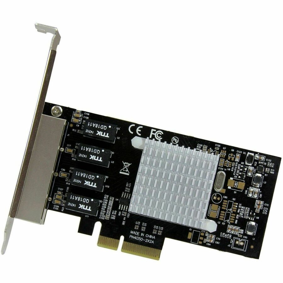 StarTech 4-Port Gigabit Ethernet Network Card - PCI Express, Intel I350 NIC - Quad Port PCIe Network Adapter Card w/ Intel Chip