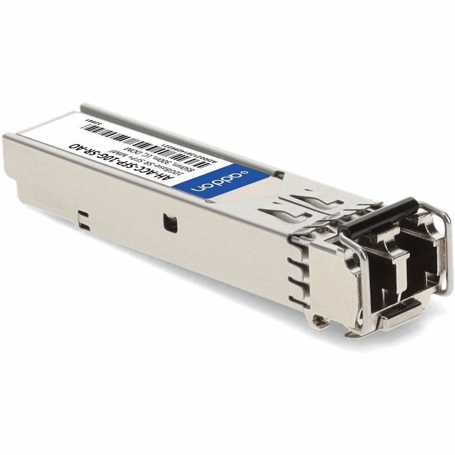 AddOn Aerohive-compatible 10GBase-SR SFP+ transceiver with LC connector for multi-mode fiber — alternate view 6
