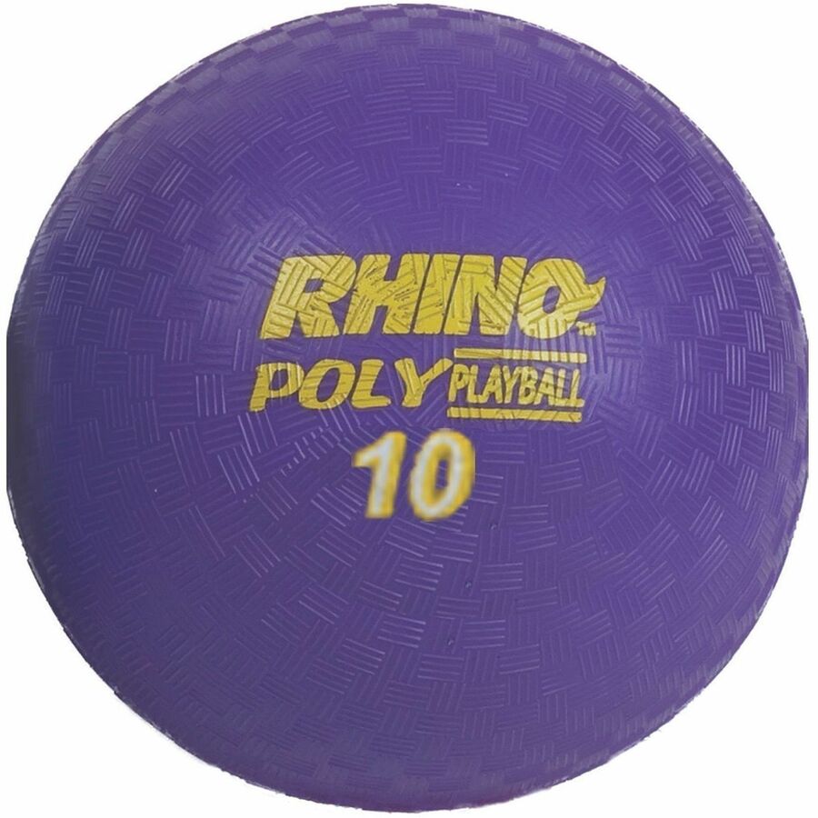 Champion Sports Poly Playground Ball Set - 10" - Red, Orange, Yellow, Green, Blue, Purple - 6 / Set