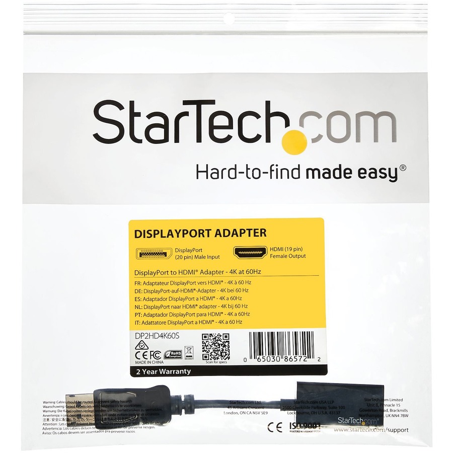 Adaptateur DisplayPort vers HDMI