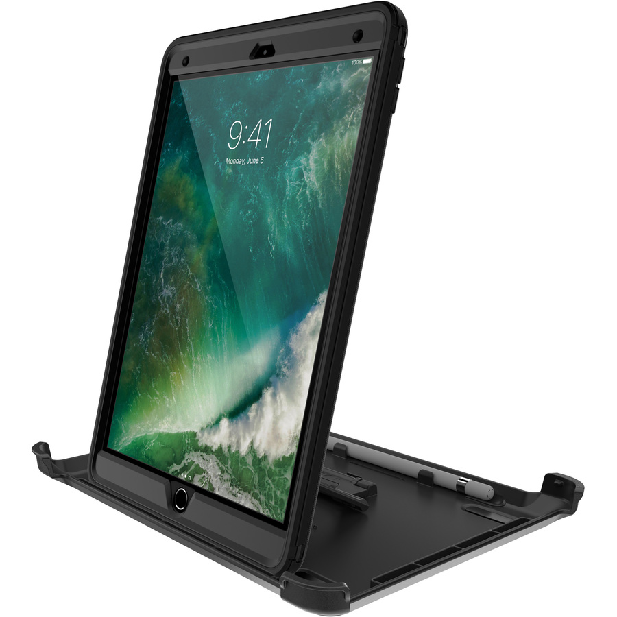 OtterBox iPad Pro 10.5-inch Defender Series Case - For Apple iPad Pro Tablet - Black - Drop Resistant, Wear Resistant, Tear Resistant, Dirt Resistant, Dust Resistant, Shock Resistant, Scrape Resistant, Scratch Resistant, Scuff Resistant, Bump Resistant -  - Skins - OBX7755780