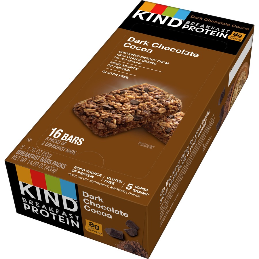 PROTEIN Dark Chocolate Cocoa Breakfast Bars 6ct