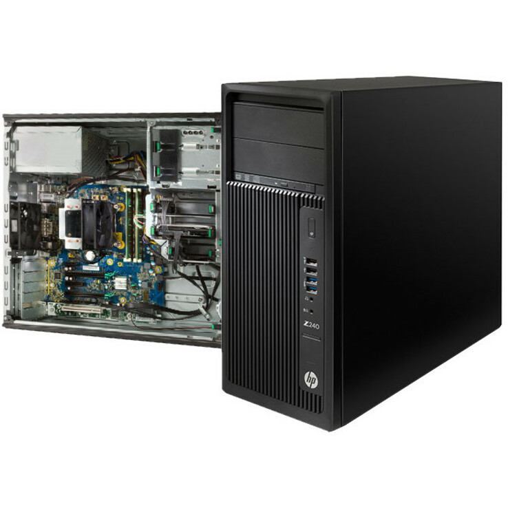 HP Z240 Workstation - 1 x Intel Xeon Quad-core (4 Core) E3-1245 v6 